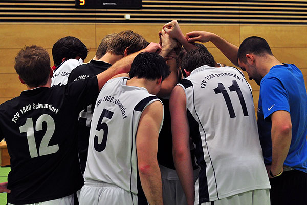 Schwandorfs Basketball nach einem Sieg