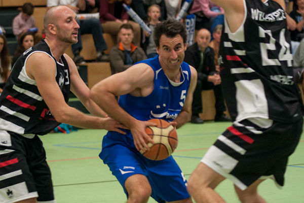 Spielertrainer Sebastian Fischer gegen Wolnzach